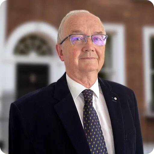 Dr Zdenek Slavik outside the clinic