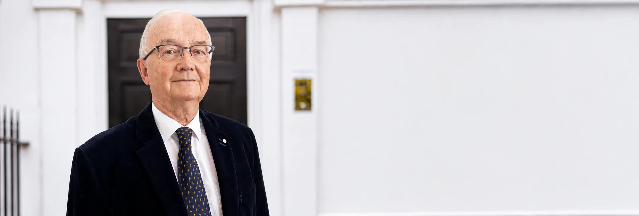 Dr Zdenek Slavik outside the clinic